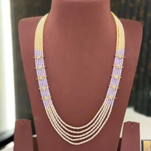 Layered Pearl Style Imitation Long Premium Necklace