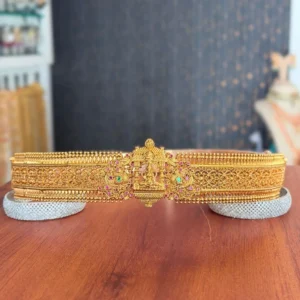 Traditional Temple Style Imitation Vaddanam Waist Belt